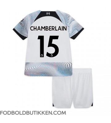 Liverpool Chamberlain #15 Udebanetrøje Børn 2022-23 Kortærmet (+ Korte bukser)